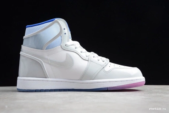 Retro Zoom High  CK6637-104 Air Jordan Blue CK6637-104 1 White Racer 0407